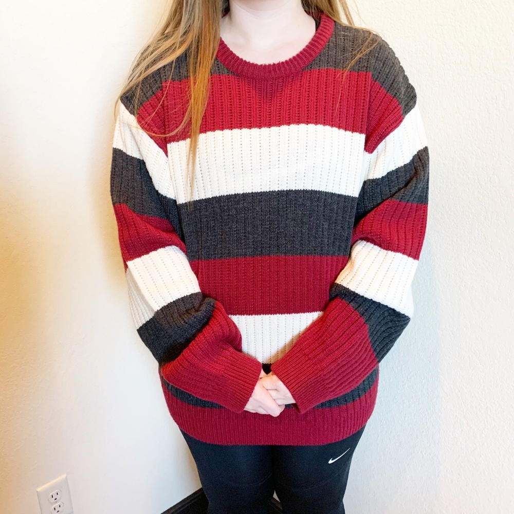 Sun River Oversized Striped Sweater